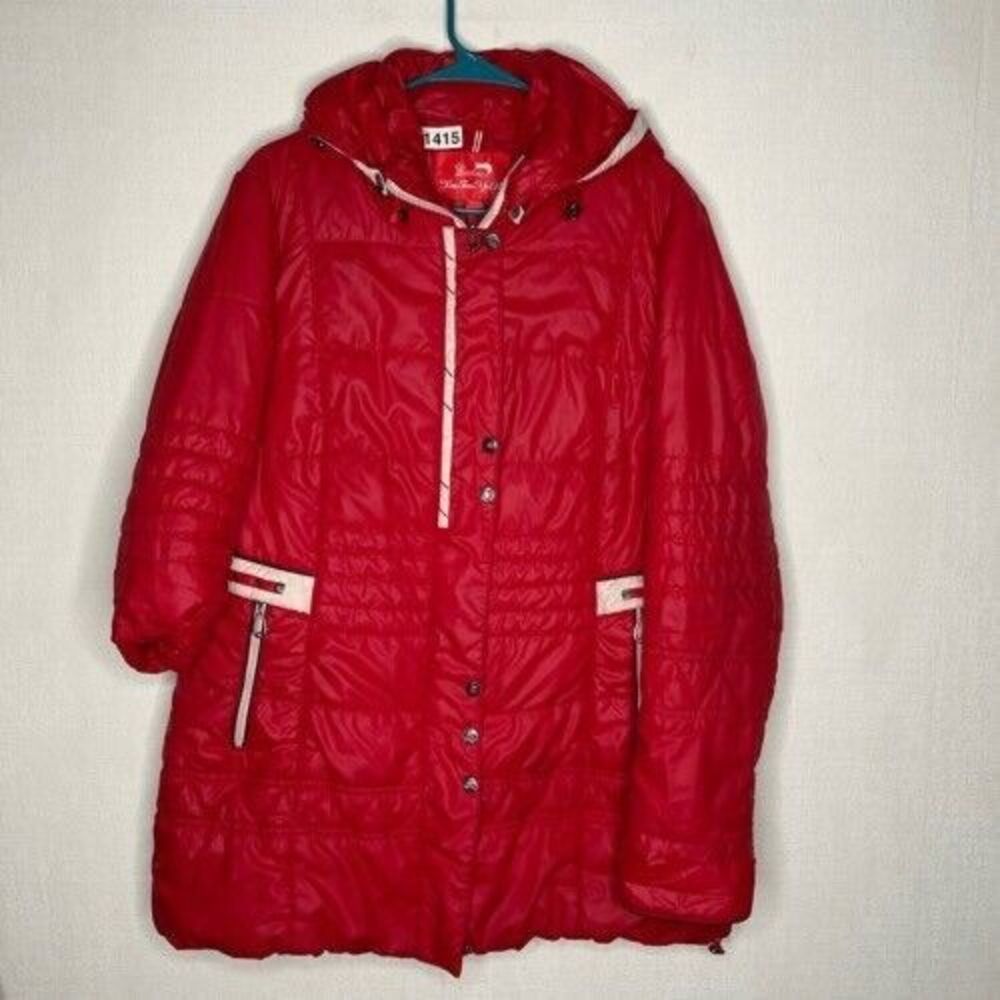 Kueshan Womens Full Zip Lightweight Puffer Quilted Parka Winter Jacket 58-60/2XL